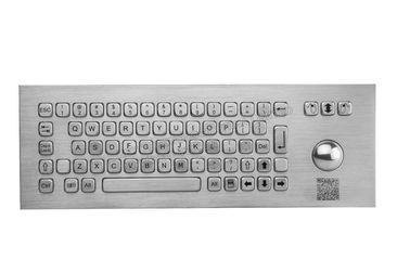Динамическая водоустойчивая клавиатура нержавеющей стали с трекболом