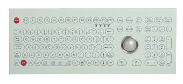 Промышленная клавиатура мембраны с оптически трекболом и числовой клавиатурой