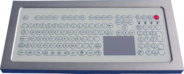 Клавиатура настольного компьютера мембраны USB промышленная, компактная клавиатура с touchpad