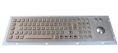 Промышленная клавиатура с клавиатурой держателя панели трекбола связанной проволокой металлом
