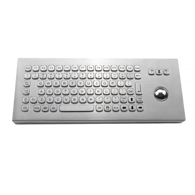 Настольная компактная промышленная клавиатура с доказательством вандала металла трекбола