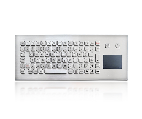 Интегрированная ультра тонкая промышленная клавиатура с сенсорной панелью для автомата билета