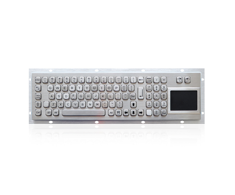 Промышленная клавиатура металла с сенсорной панелью с интерфейсом USB или PS2
