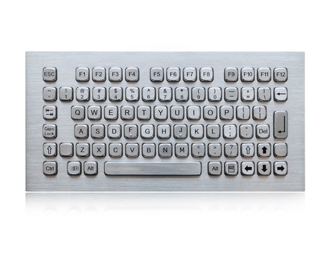 Промышленная жидкостная клавиатура доказательства, SS metal клавиатура киоска с 77 ключами