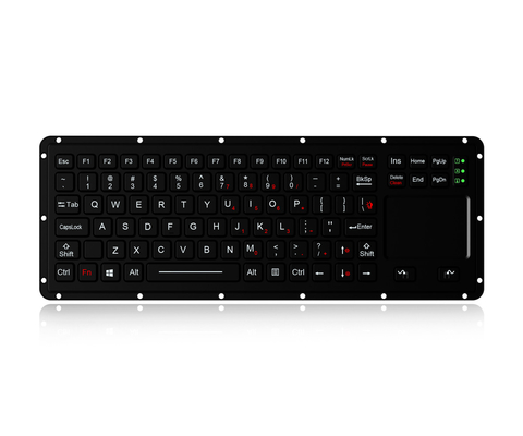 MIL-STD-461G MIL-STD-810F Совместимая военная прочная клавиатура с сенсорной панелью 315,0 мм х 108,0 мм L x W