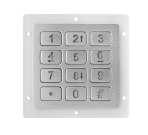12 ключа Метал аттестация ИСО9001-2015 формата ИП67 компакта кнопочной панели динамическая
