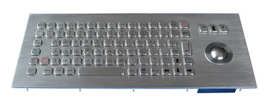 Усиливанные ключи IP68 84 клавиатуры 25.0mm трекбола металла оптически выдерживают доказательство