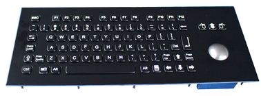 Промышленная черная клавиатура 83 металла пользуется ключом материал нержавеющей стали 304 для киоска информации