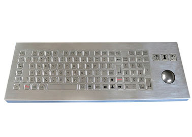 Клавиатура водоустойчивого настольного металла промышленная с ключами трекбола 800ДПИ 101