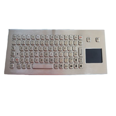 IP68 клавиатура металла USB RS232 PS2 промышленная с сенсорной панелью