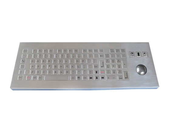 Промышленная клавиатура металла IP65 с численными ключами с трекболом
