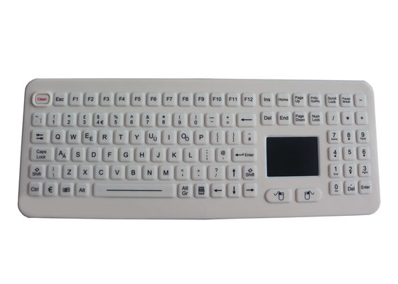 Клавиатура 17mA силиконовой резины PS2 водоустойчивая медицинская с сенсорной панелью