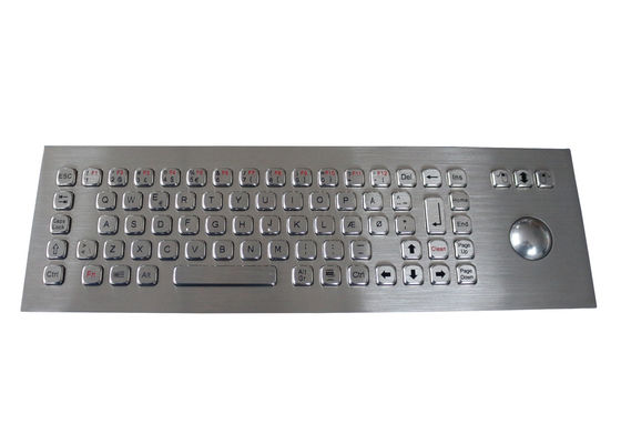 IP67 ключи установленные панелью клавиатуры 74 400DPI с механическим трекболом
