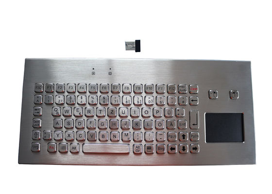 Беспроводная клавиатура IP67 металла с сенсорной панелью IP67 передвижным настольным 2.4G