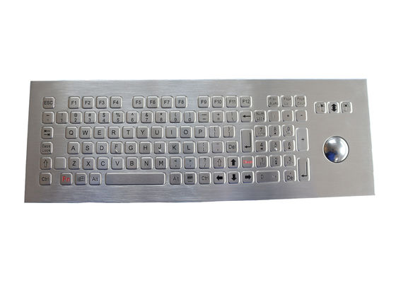 Ключи клавиатуры 104 металла 400DPI промышленные с механическим трекболом