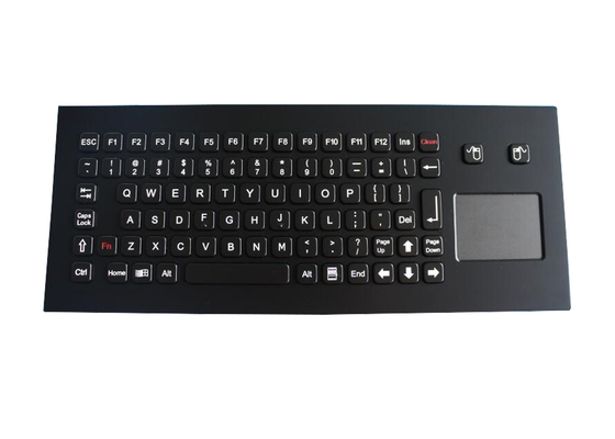 Динамическая промышленная черная клавиатура ESD IK08 металла с сенсорной панелью