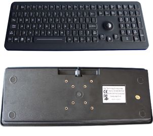 Промышленная медицинская клавиатура компьютера силикона с Washable трекболом