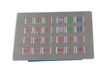 24 кнопочной панели металла держателя верхних панели ПС/2 ключей анти--вендал с ходом 0.45мм коротким