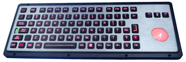 Промышленная клавиатура металла с держателем панели ИП65 подсвеченного трекбола крепким