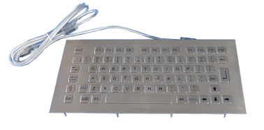 Профессиональная нержавеющая сталь киоска ruggedized клавиатура с ключами FN, RoHS