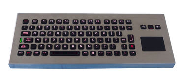 Настольный компьютер IP65 осветил промышленную клавиатуру с загерметизированным touchpad для amy