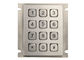 Кнопочная панель ИП67 держателя панели матрицы АТМ банка расклассифицировала нержавеющую сталь металла 12 ключей