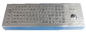 Клавиатура металла плоских ключей движимости 0.45mm промышленная с оптически trackball 800DPI