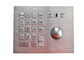 Трекбол нержавеющей стали вандализма указывая Devicel с интегрированной числовой клавиатурой
