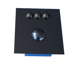 Кнопки мыши полимера указывая прибора 3 Trackball черноты 38mm верхней панели