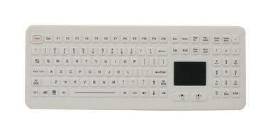 Клавиатуры медицинской ранга настольного компьютера IP68 водоустойчивые резиновые с touchpad с USB