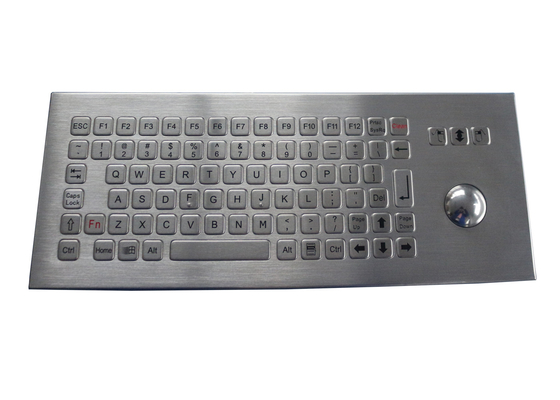 Водоустойчивый вандал IP68 придает непроницаемость промышленная клавиатура металла с трекболом