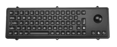 Металлическая промышленная клавиатура usb металла IP65 с механически ключами trackball и полимера