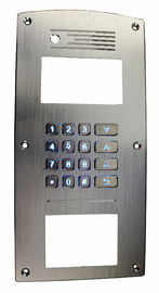 Взрывозащищенные 16 ключей metal кнопочная панель подгонянная кнопочной панелью голубая освещенная контржурным светом
