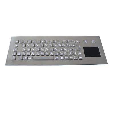 Клавиатура динамической водоустойчивой нержавеющей стали ИП67 промышленная с загерметизированной жесткой сенсорной панелью