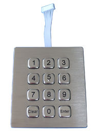матрица точки динамическое ИП67 12 ключей делает на открытом воздухе кнопочную панель водостойким металла для промышленного телефона