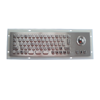 Клавиатура доказательства вандала промышленная с ключами интерфейса 68 УСБ трекбола ПС2 компактными