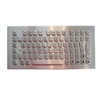 Рабочий стол клавиатуры нержавеющей стали анти- вандала ИП65 изрезанный с перемещением ключа длинного хода