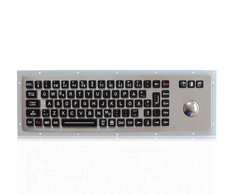 Клавиатура доказательства вандала промышленная с построенный в клавиатуре ключей трекбола 76 морской