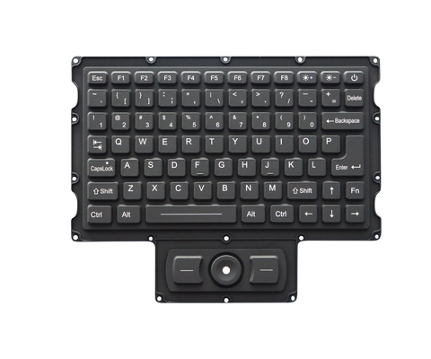 Клавиатура силикона EMC 78 ключей изрезанная с уровнем интегрированной мыши военным