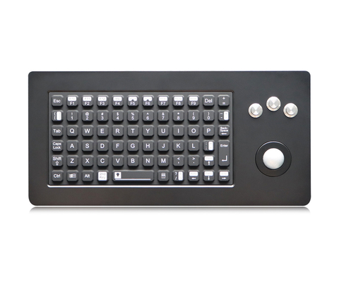 Сделайте 72 клавиатуры водостойким ключей изрезанных военной с оптически трекболом