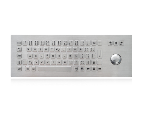 Статическая расклассифицированная клавиатура киоска IP65 с клавиатурой вандала трекбола устойчивой