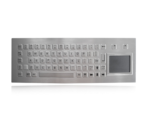 Взрывозащищенная клавиатура нержавеющей стали 68 ключей с усиливанной сенсорной панелью