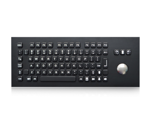 Терминальный вандал клавиатуры нержавеющей стали киоска придает непроницаемость черная клавиатура металла