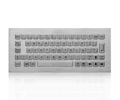 Пылезащитная клавиатура нержавеющей стали установки верхней панели с интерфейсом USB или PS2