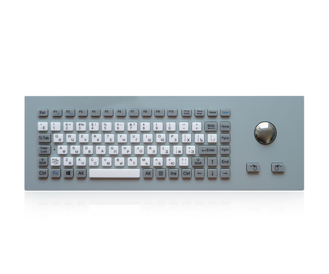 Клавиатура компакта IP65 промышленная с ключами силикона трекбола