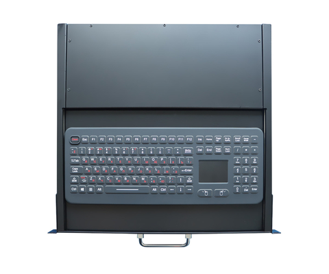 IP65 Динамическая промышленная клавиатура клавиатуры прочная PS2 USB с сенсорной панелью