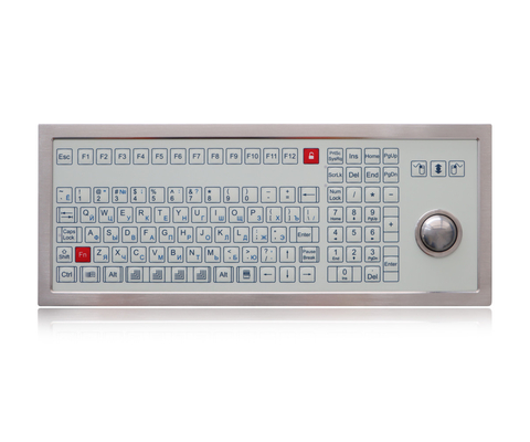 Настольная промышленная мембранная клавиатура с технологией ключей OMRON и трекболом