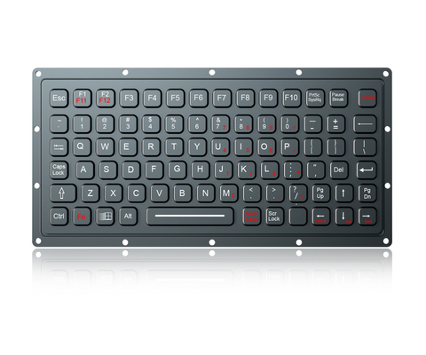 Компактная легкая силиконовая промышленная клавиатура IP65 Динамическая передняя панель