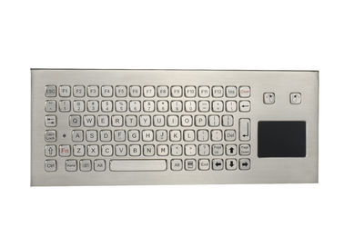 Изрезанная промышленная клавиатура металла ИП68 с сенсорной панелью переченя загерметизированной функцией