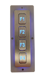 Кнопочная панель 14,0 Мм кс металла интерфейса УСБ/ПС2 14,0 Мм для телефонов интернета общественных
